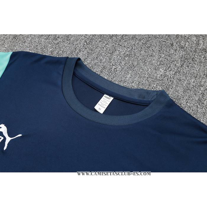 Chandal del Olympique Marsella 23-24 Manga Corta Azul